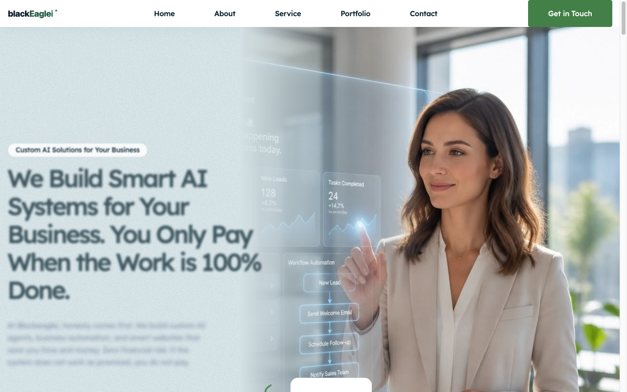 BlackEagleAI — AI Agency Website
